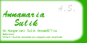 annamaria sulik business card